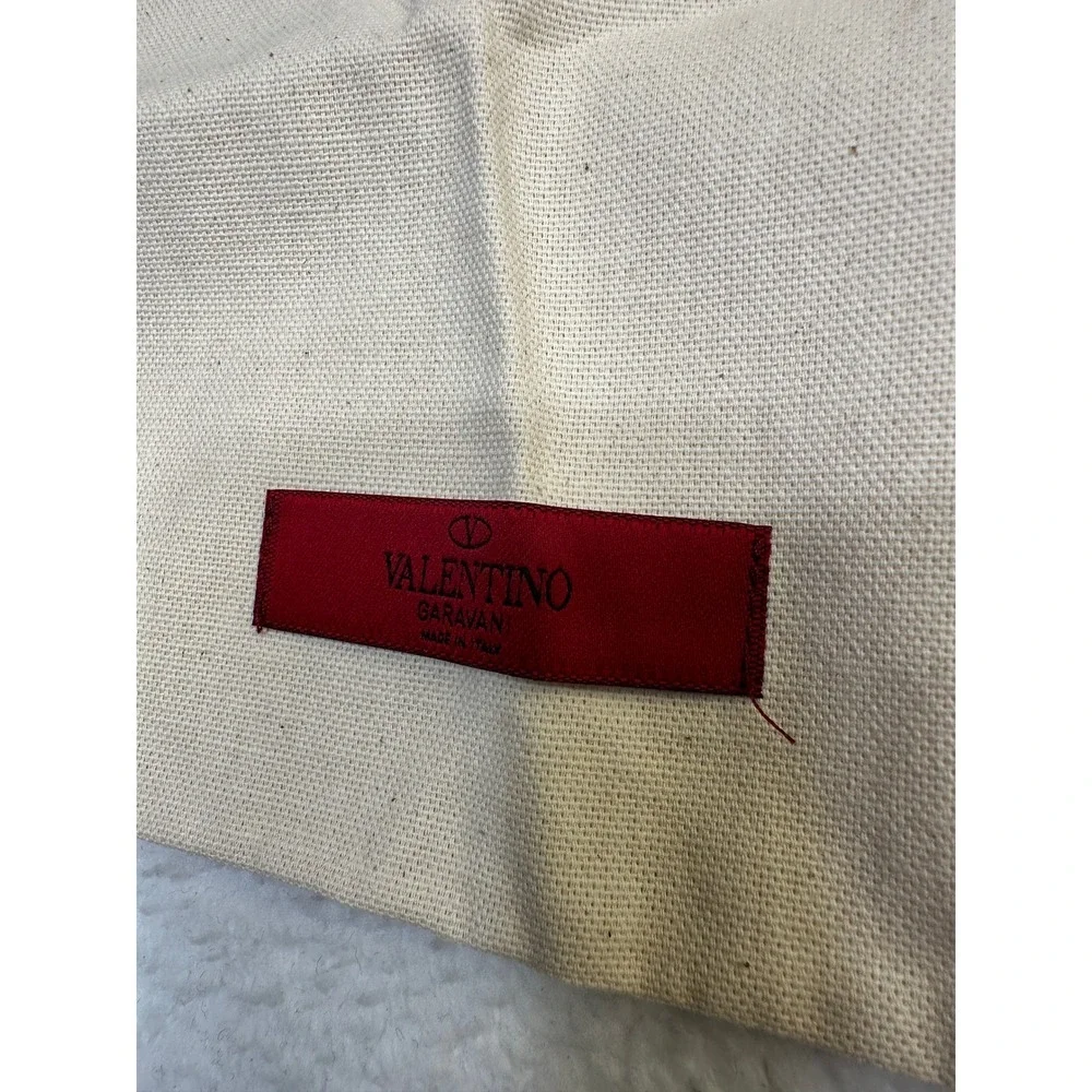 Valentino Garavani Dust Bag Pouch Canvas Drawstring Made in Italy-New no tags‎